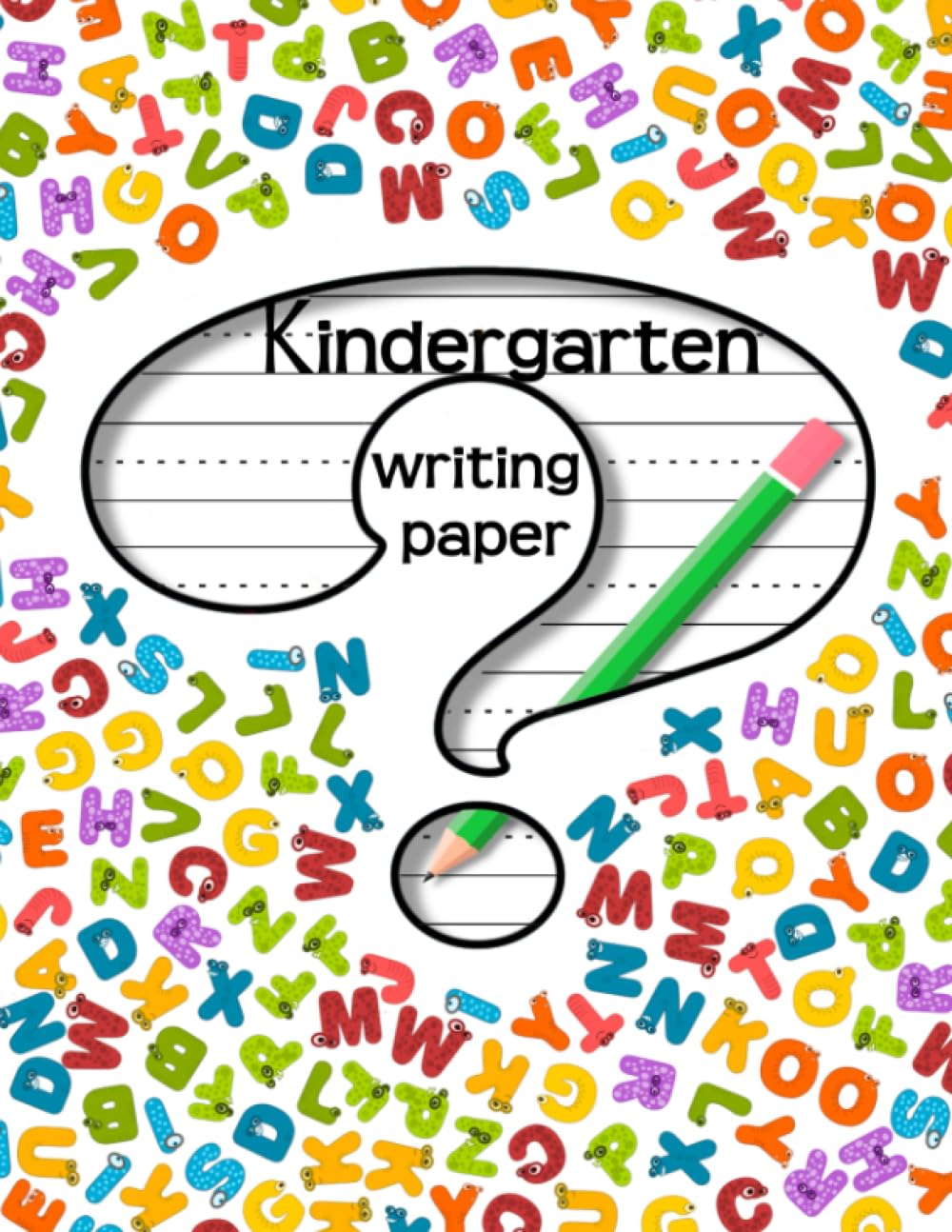 Guess What kindergarten handwriting paper